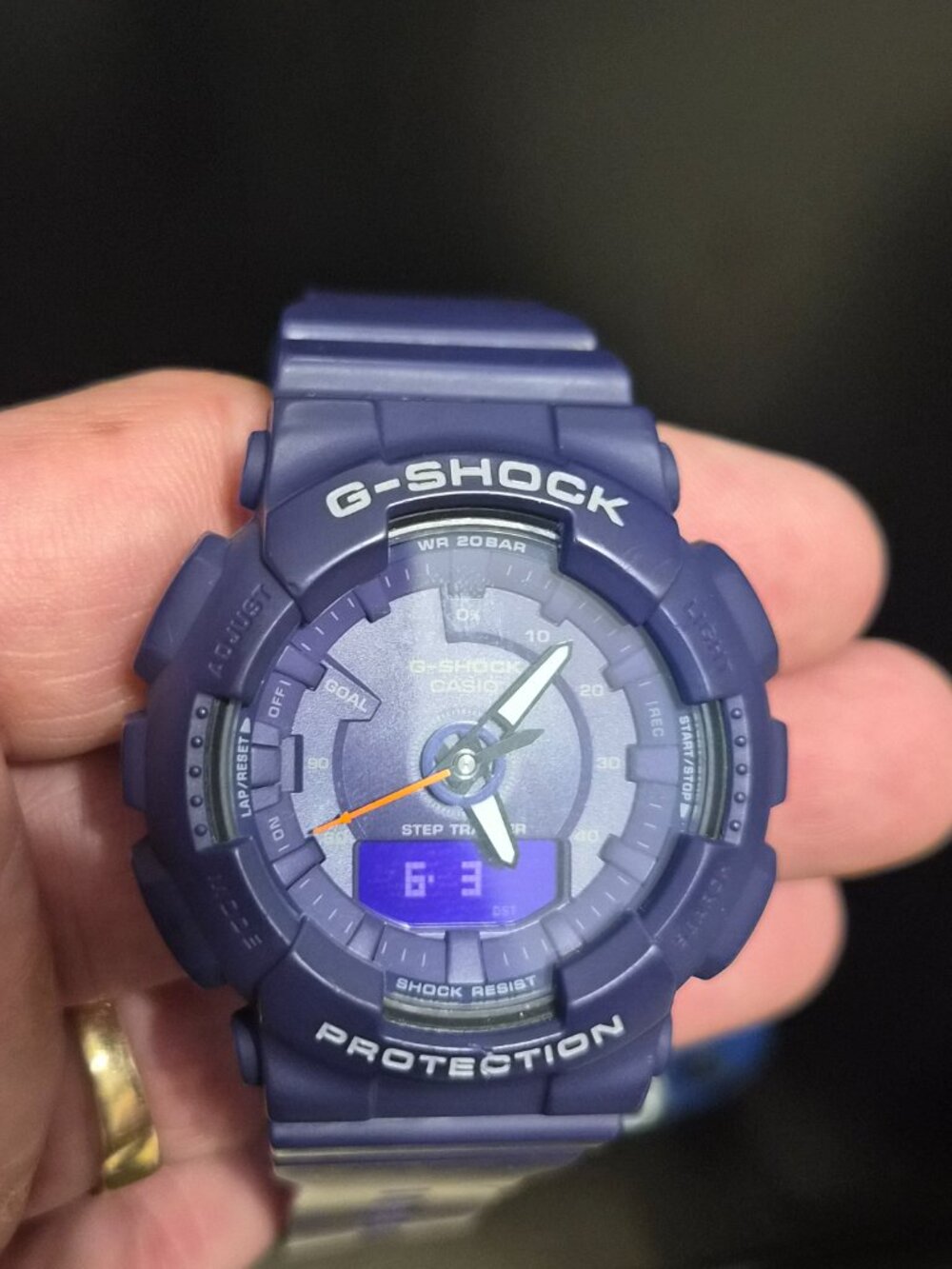 Casio G Shock Steptracker Matte Purple NWOT condition